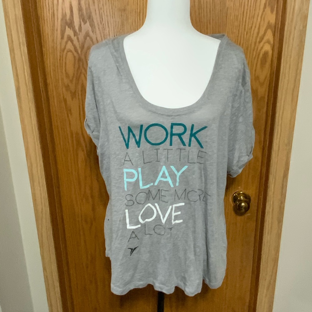 Plus size workout shirt
